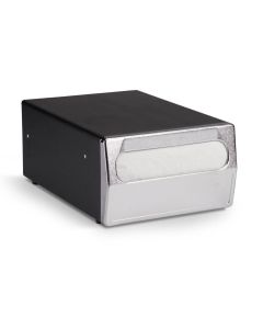 Vollrath One-Sided Countertop Napkin Dispenser Black