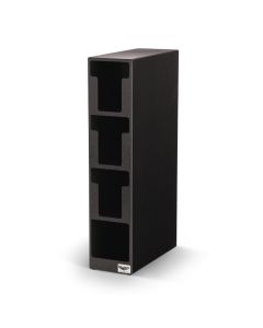 Vollrath Vertical Countertop Lid and Straw Holder Cabinet with Three Lid Compartments and Straw Compartment