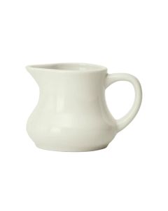 Winco ACD-4-AW 4 oz. American White Porcelain Creamer 3 Dozen