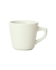 Winco BCC-75-AW Birkhall Tall 7-1/2 oz. American White Coffee Cup 3 Dozen