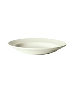 Winco BPB-18RE-AW Birkhall 18 oz Bowl 10-1/2"W X 1-3/4"H Rolled Edge American White 1 Dozen
