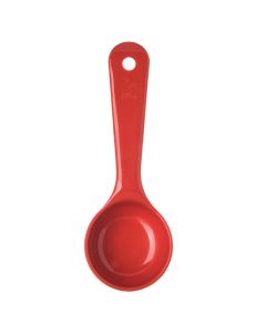 2 Oz Solid Portioner | Red | Short Handle