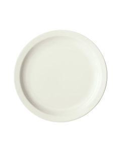 Winco BPR-725NR-AW Plate 7-1/4"W X 5/8"H Narrow Rim American White 3 Dozen