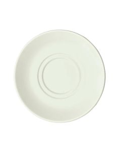 Winco BSC-6RE-AW Saucer 6"W X 1"H Round Rolled Edge American White 3 Dozen