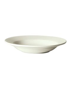 Winco BSP-10RE-AW Plate 8-7/8"W X 1-1/4"H Round Rolled Edge American White 2 Dozen