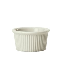 Winco FRR-275-AW 2-3/4 oz Ramekin / Sauce Cup 2-3/4"W X 1-1/2"H Fluted American White 4 Dozen