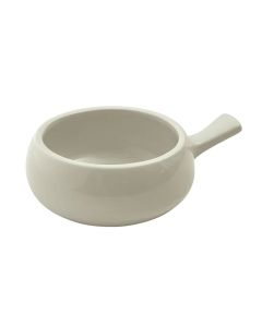 Winco OSC-16-AW 16 oz Bowl 5-3/8"W X 7-1/8"D X 2-1/4"H American White 2 Dozen