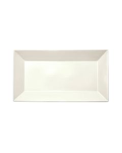 Winco RPR-1625-AW Royalsquare Platter 16-1/4"W X 9"D X 1-1/2"H Rectangular American White 1 Dozen