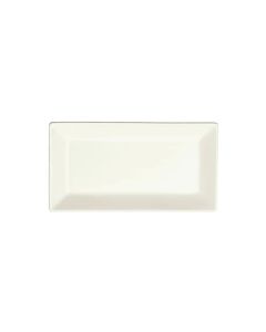 Winco RPR-85-AW Royalsquare Platter 8-1/2"W X 4-1/2"D X 3/4"H Rectangular American White 2 Dozen