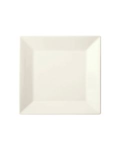 Winco RPS-10-AW Royalsquare Plate 10"W X 1"H Square American White 1 Dozen