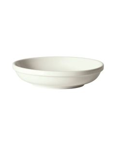 Winco SSB-25-AW 25 oz Bowl 9"W X 1-1/8"H Round American White 2 Dozen