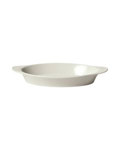 Winco WRD-12-AW 12 oz Souffle Bowl / Dish 5-1/4"W X 10"D X 1-1/4"H American White 3 Dozen