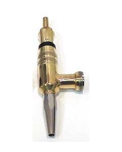 Brass Stout Beer Nitro Faucet. Forged Brass, Lead Free, Gold Plated.