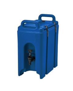 Cambro 250LCD186 Camtainer 2.5 Gal Portable Thermal Beverage Dispenser| Navy Blue