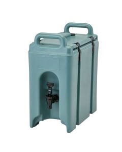 Cambro 250LCD401 Camtainer 2.5 Gal Portable Thermal Beverage Dispenser| Slate Blue