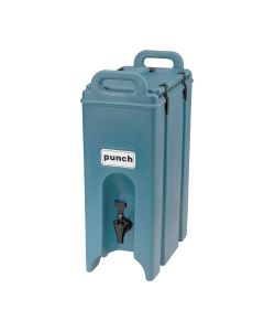 Cambro 500LCD401 Camtainer 4.75 Gal Portable Thermal Beverage Dispenser| Slate Blue
