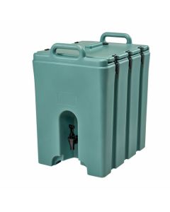 Cambro 1000LCD401 Camtainer 11.75 Gal Portable Thermal Beverage Dispenser| Slate Blue