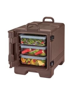 Cambro Pan Carrier, End Opening, Dark Brown