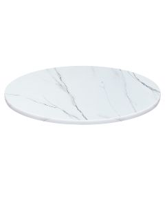 Oakstreet T42R-CM Calcutta Marble Round Laminated Table Top 42" Dia.