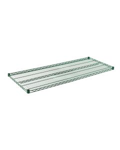 24" x 60" Wire Shelf | Green Epoxy 