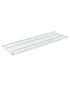 24" x 72" Wire Shelf | Chromate Finish