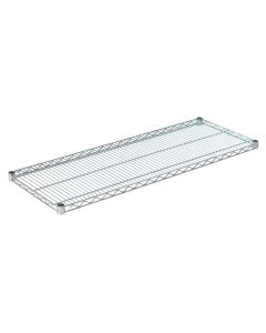 18" x 48" Wire Shelf | Chromate Finish