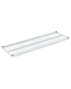 18" x 60" Wire Shelf | Chromate Finish