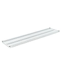 18" x 72" Wire Shelf | Chromate Finish