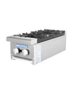 Turbo Air TAHP-12-2 Radiance 12" Gas Hot Plate 2-Burner