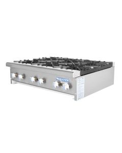 Turbo Air TAHP-36-6 Radiance 36" Gas Hot Plate 6-Burner