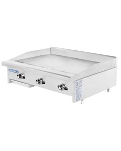 Turbo Air TATG-36 Radiance 36" Thermostatic Gas Countertop Griddle