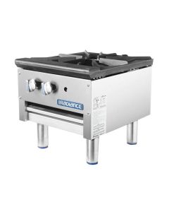 Turbo Air TASP-18S Radiance 18" Manual Gas Stock Pot Range 3-Ring Burner
