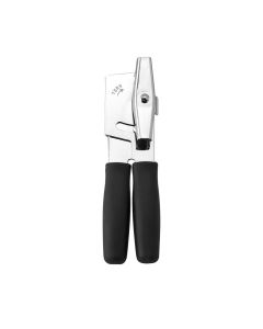 Taylor 107BKFS Compact Hand-Held Manual Can Opener, Ergonomic Silicone Grip