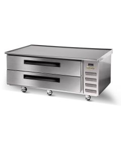 Traulsen CLES-60HT-ME 2-Drawer 60" Refrigerated Chef Base, Marine Edge