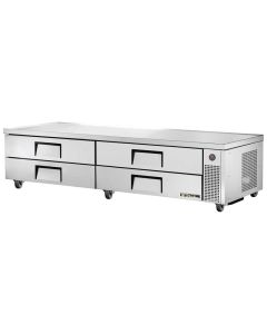 96" Four Drawer Refrigerated Chef Base Equipment Stand True TRCB-96