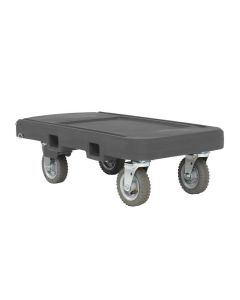 Vollrath Flatbed Utility Dolly Grey with 6" Pneumatic Wheels