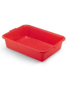 Perforated Drain Tray for Food Box, Red