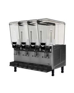 Vollrath VBBE4-37-S Refrigerated Beverage Dispenser 4 Bowl Stirring Paddle | 4 x 5.28 gal Bowls