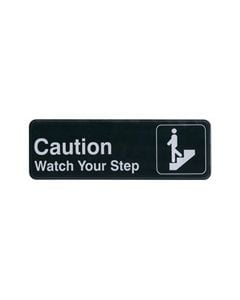 Sign 9x3" Caution Watch Your Step  