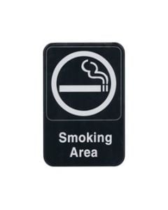 Sign 6x9" Smoking Area             
