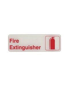 Sign 9x3" Fire Extinguisher        