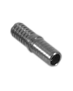 1/4" X 1/4" Beer Line Hose Union, Stainless Steel