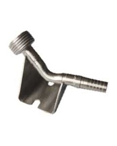 Draft Beer System Wall Bracket (3/8" Barb x 7/8" Male Pipe Thread) 