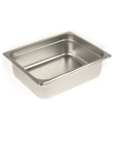 Winco SPJM-204 Half Size Stainless Steam Table Pan 4"