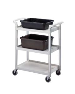 Cambro BC331KD480 Wheeled Utility Restaurant Bussing Cart for Bus Tubs 