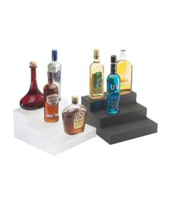 3-Step Bottle Display for Wine or Liquor | Crystal Ice