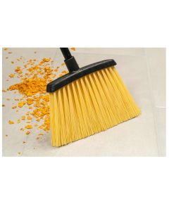 Carliste Duo-Sweep Heavy Duty Angle Broom | Black Metal Handle