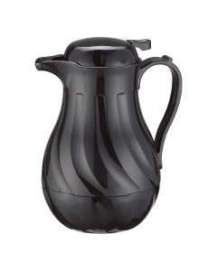 Insulated 20oz Beverage Server | Swirl Pattern, Black