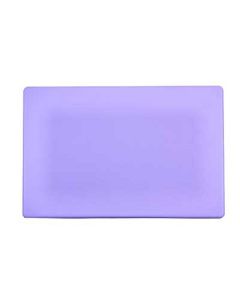 Winco Allergen-Free Purple Cutting Board | 12" x 18" x 1/2"
