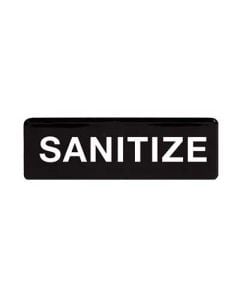 "SANITIZE" Informational Sign | 3" x 9"